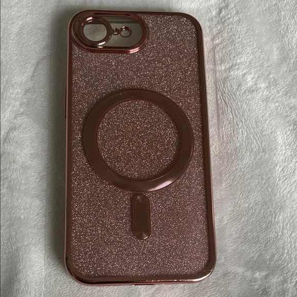 Glittery Rose Gold Phone Case - Picture 5 of 8